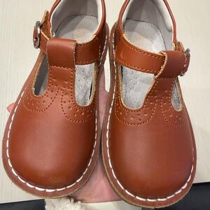 L'Amour Cognac Girls Dress Shoes